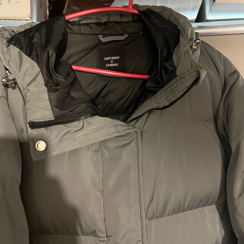 Superdry women's coat like new, size US 8, gray