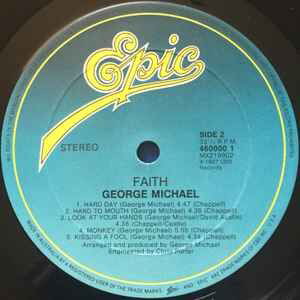 George Michael Faith vinyl record used, pop