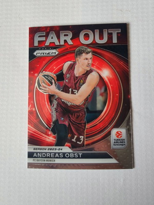 2023-24 Panini-Prizm Euroleague Basketball Andreas Obst Far Out #10