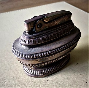 SILVER Vintage Mid Century Queen Anne Ronson Desk Lighter