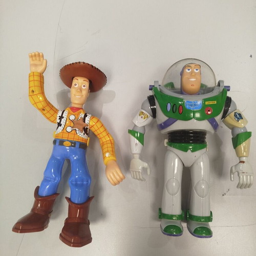 Walkie-talkie Toy Story collectible like new with Buzz Lightyear and Woody figures