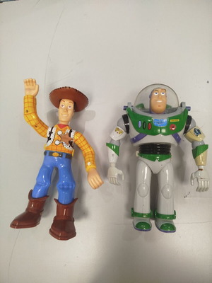 Walkie-talkie Toy Story collectible like new with Buzz Lightyear and Woody figures