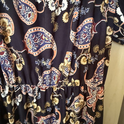 Boho dress like new, black, one size