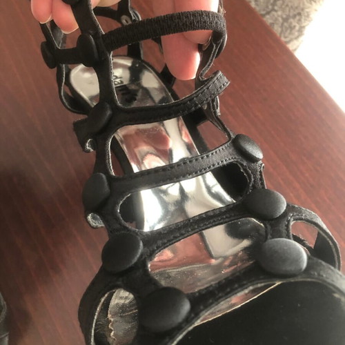Adams Shoes black sandals size 37 like new