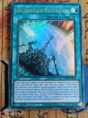 Outrigger Extension, σπάνια κάρτα Continuous Spell Yu-Gi-Oh!