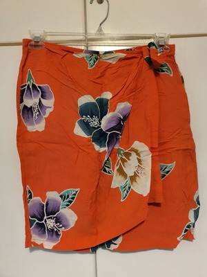 Floral skirt like new, colorful, size L 40 12
