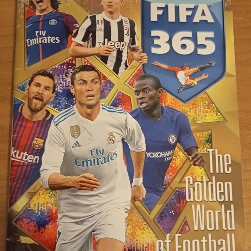 Panini Fifa 365 2018 football album used, complete