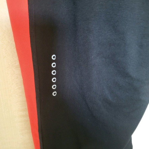 Nike dry-fit leggings, black and red, size Small