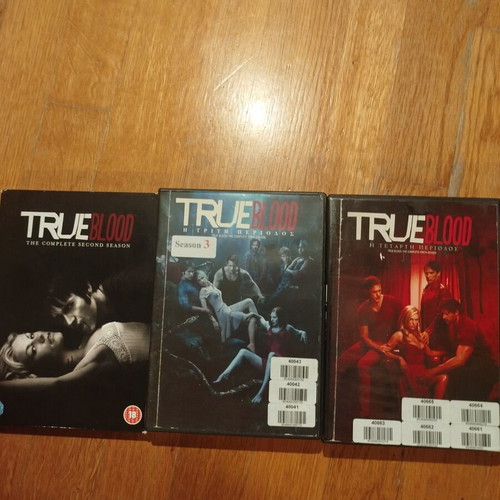 True Blood seasons 2-4 DVD used with subtitles, thriller horror