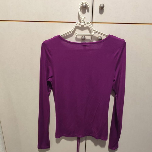 Purple viscose blouse like new, size S