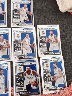 Panini basketball cards, set