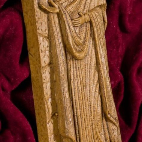 Panagia Gerontsissa icon made of wax, mastic and incense new