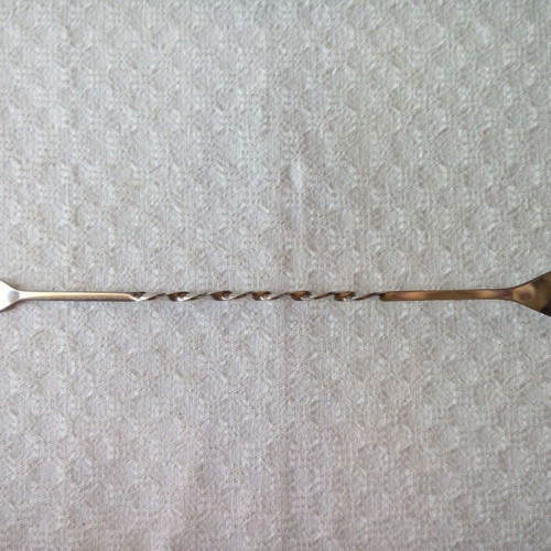 Metal cocktail tool used, length 25.5 cm