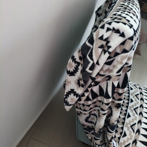 Boho Throw Blankets Set of 2 New Geometric Pattern 160x180 cm