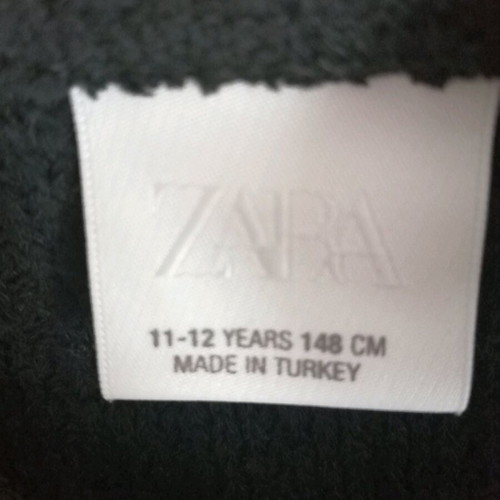 Zara dress size 11-12 years 146-152 like new, white