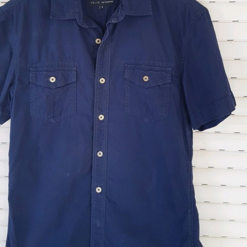 Celio men's shirt navy blue like new, size S