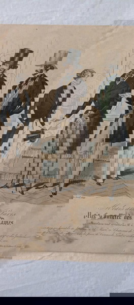 γαλλική γκραβούρα 1844