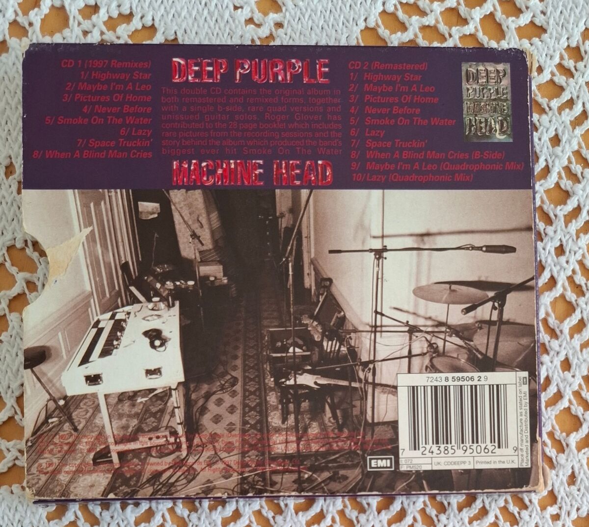 Deep Purple Machine Head CD used, 25th… - € 12,00 - Vendora.gr