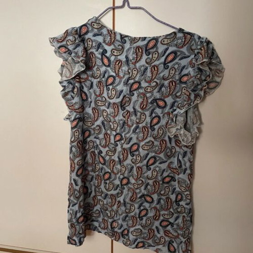 Vintage t-shirt like new, blue multicolor, Greek brand Crisper