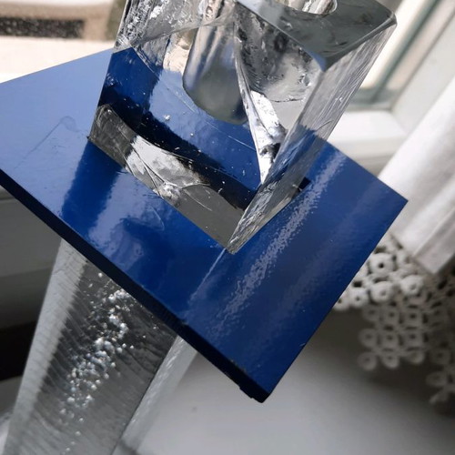 Kosta Boda crystal used, cracked in one spot