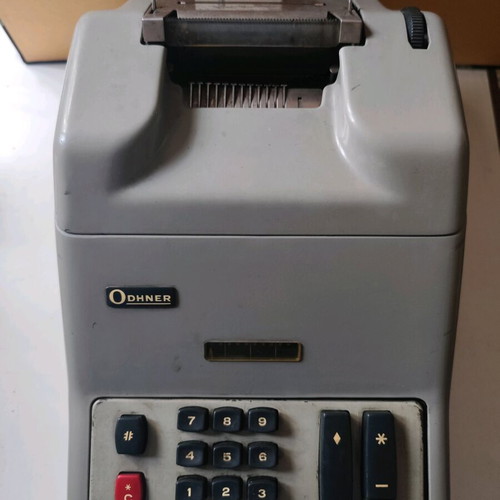 Odhner vintage mechanical calculator new with pinwheels
