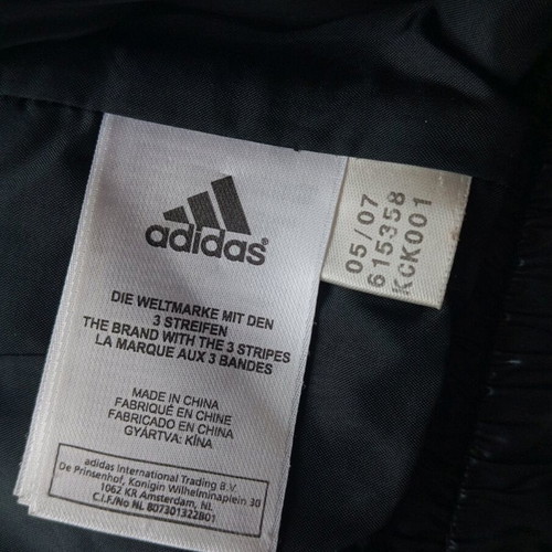 Adidas jacket used, size M, black