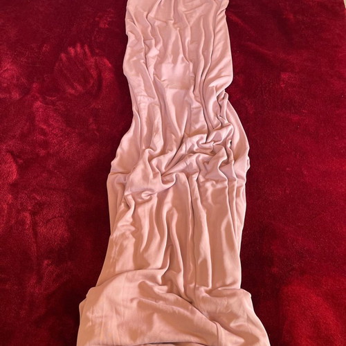 Women's long maxi dress new, sapio milo color with beige lining, size Medium