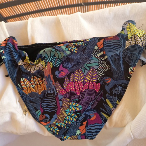 Strapless swimsuit like new, multicolor, sizes S/M