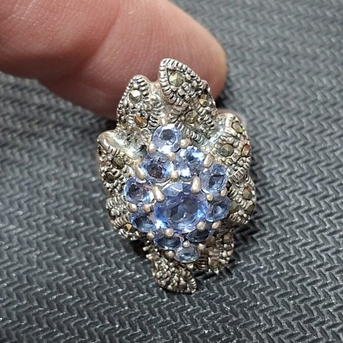 Silver ring with 925 stamp, new, adjustable size