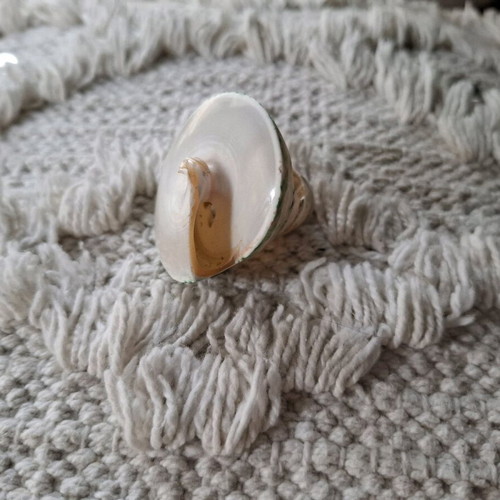 Ring oversized summer shell design new 52 mm