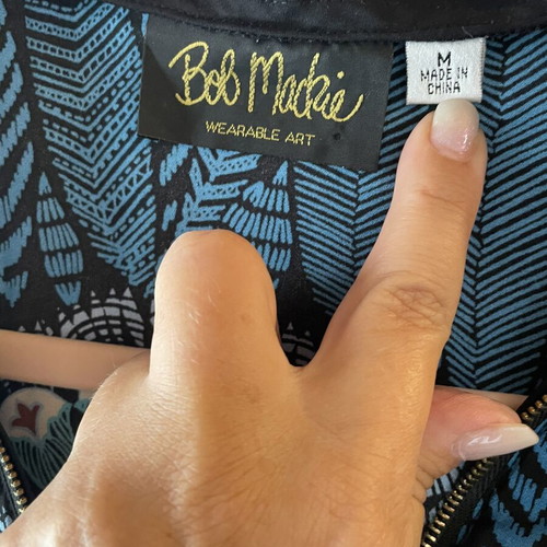Bob Makie shirt from New York like new, blue