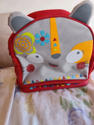 Backpack bag with lunchbox and water bottle holder like new