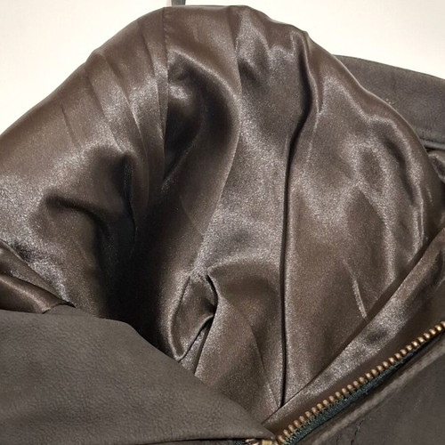 Vintage black leather trousers like new, size Small