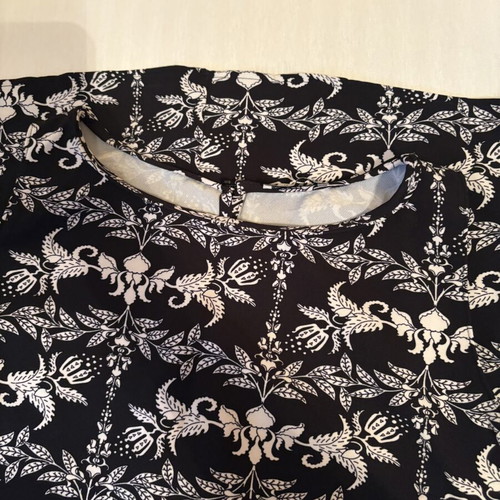 Summer women's dress like new, black and white, size M