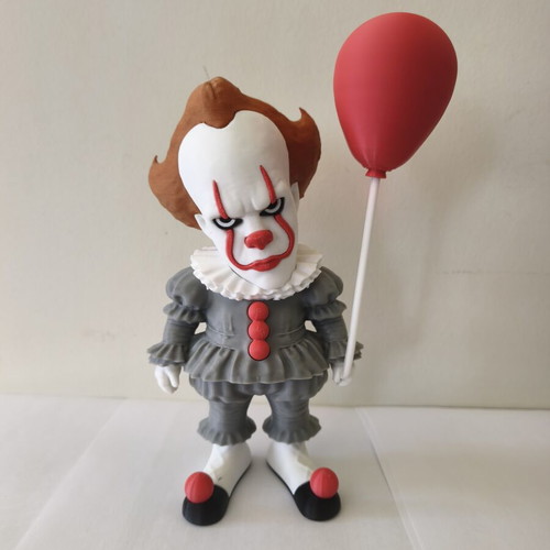 3D Printed Pennywise Figure with Balloon 21cm like new