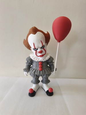 3D Printed Pennywise Figure with Balloon 21cm like new