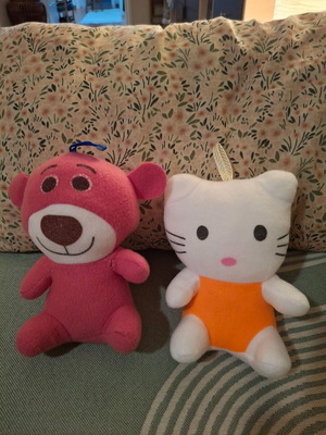 Hello Kitty και αρκουδάκι λούτρινα, σετ 2
