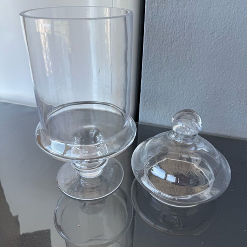 Jar with lid for cookies and candies new