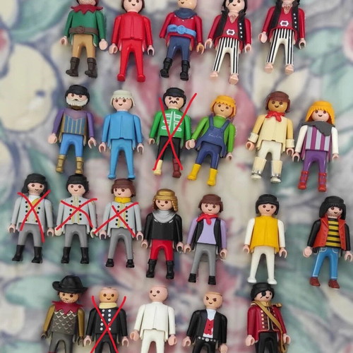 Playmobil used figures pack of 18 pieces