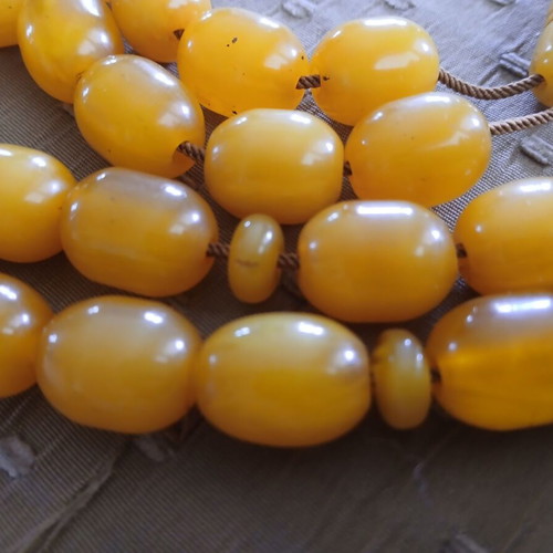 Mastic Worry Beads chatzikos10 used, old German Bakelite