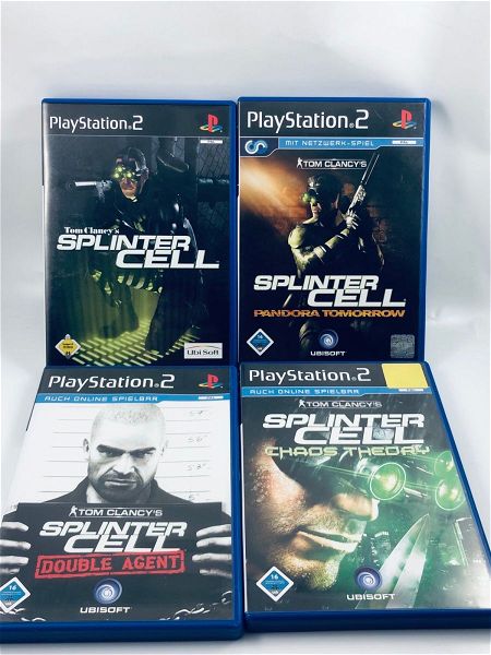  Splinter Cell set PS2 PlayStation 2