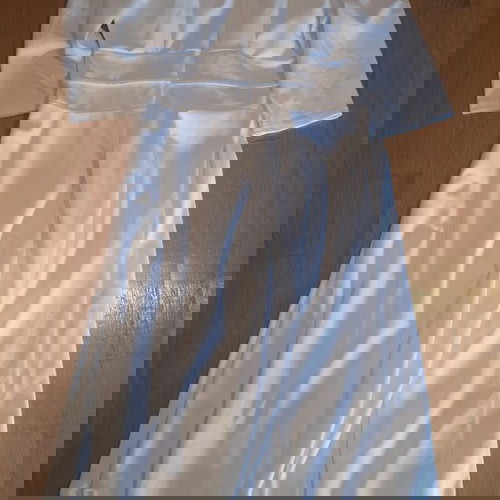 Ασπρο φόρεμα σαν καινούργιο, μέγεθος L / 40 / 12