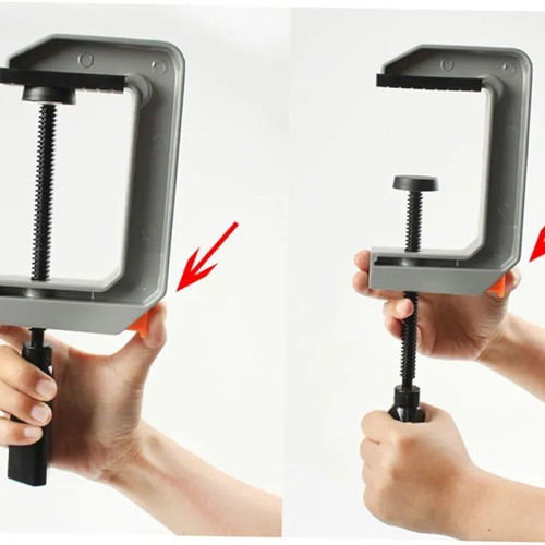 Automatic clamp 105 x 75 mm new, heavy-duty aluminum