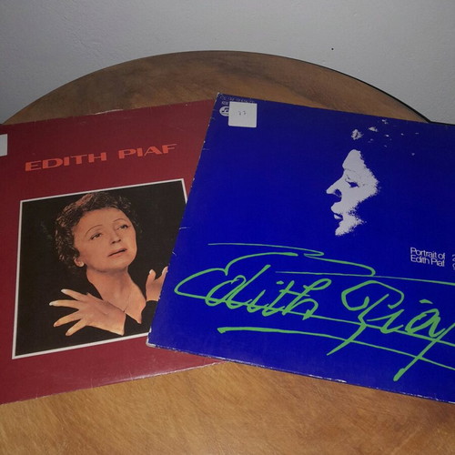 Edith Piaf vinyl records like new, classical music, 2 discs