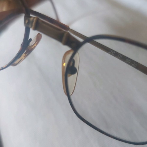 Vintage eyeglasses like new, Italian metal frame tortoiseshell