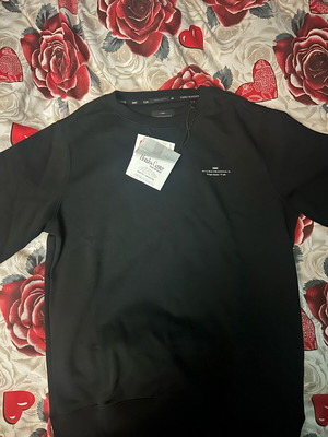 Funky Buddha Πουλόβερ Καινούργιο Μαύρο Μέγεθος Large