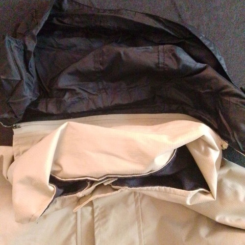 Nautica men's jacket XL like new, beige, with detachable hood