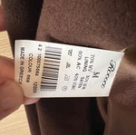 Rococo coat used with detachable fur collar, brown, size M