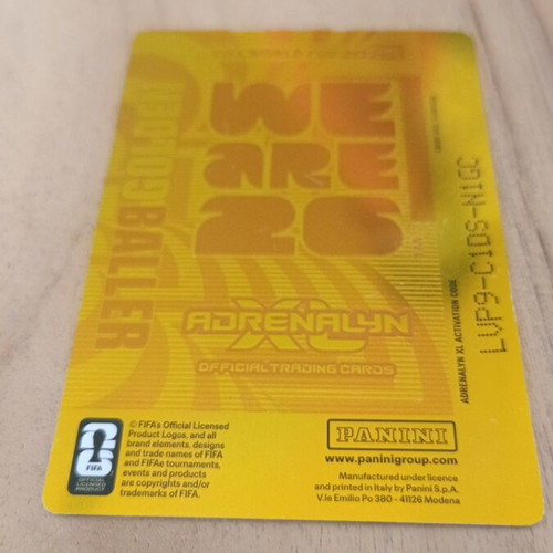 Heungmin Son Golden Baller card no.6 Adrenalyn XL 2026