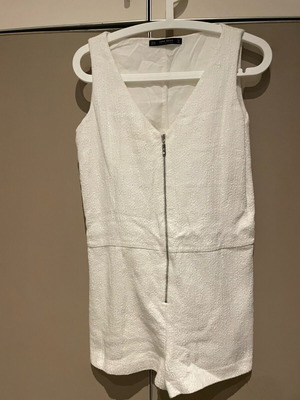 Zara one-piece shorts like new, XS, off-white color